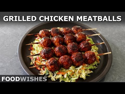 Grilled Chicken Meatballs – Impossibly Good